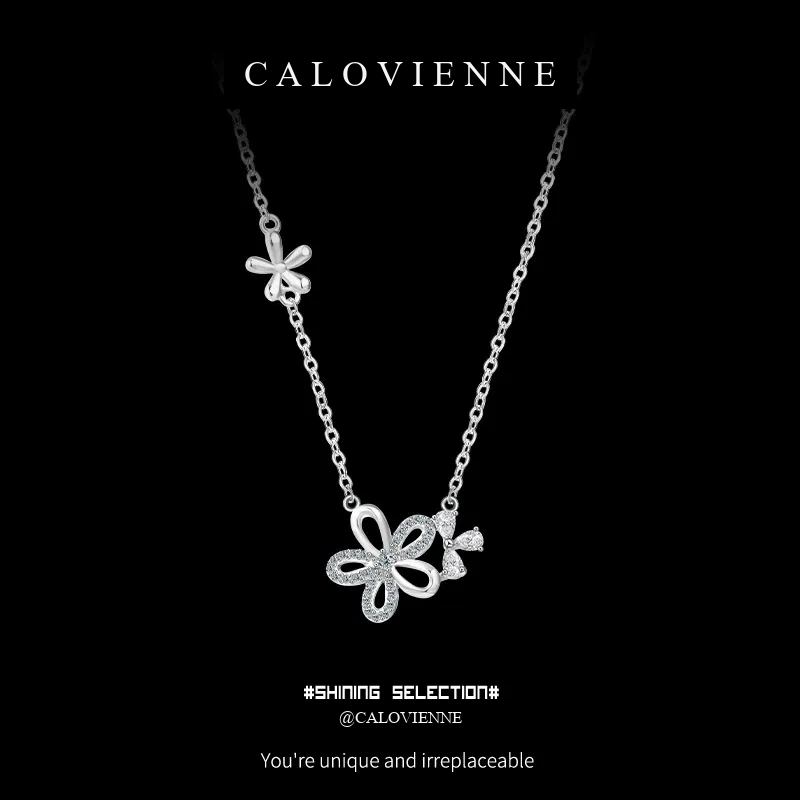Petal Halo Light-Catching Stone Necklace product image 1