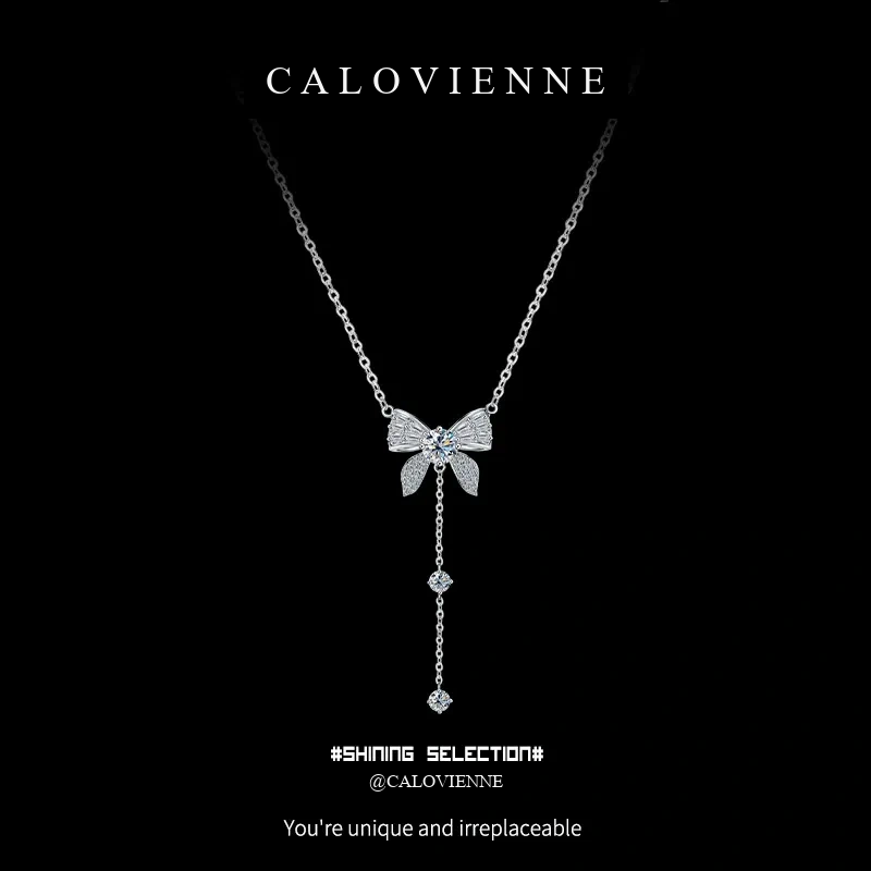 Celestial Butterfly Moissanite Necklace product image 1