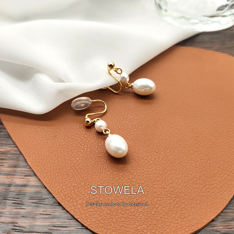 Élan Pearl Clip-On Earrings product image 2