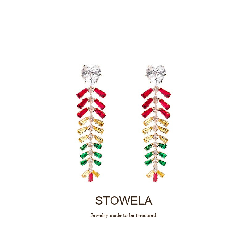 Lumière Wheat Ear Tassel Clip-On Drop Earrings product image 7