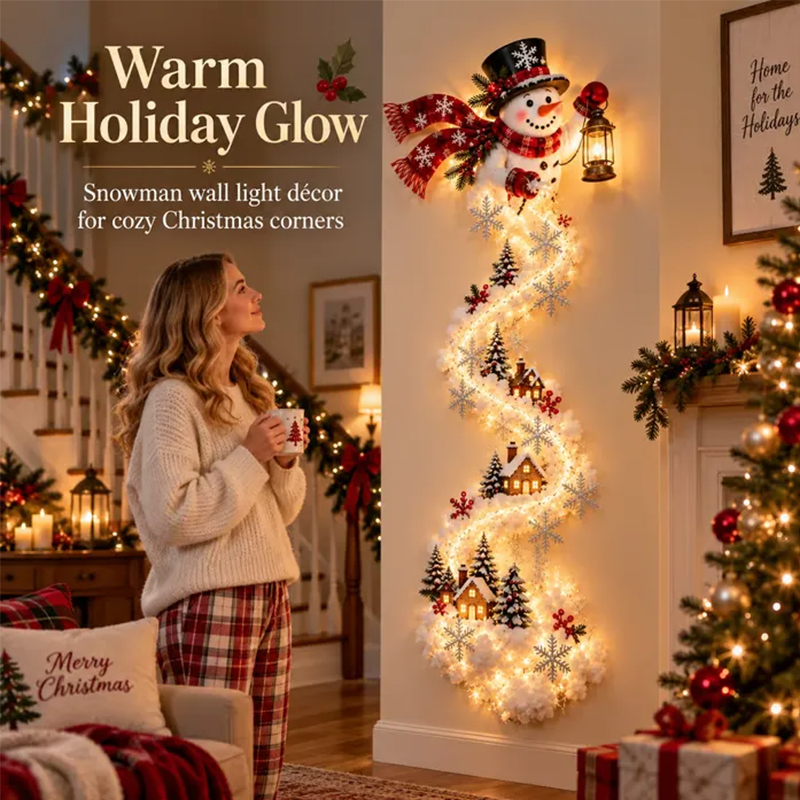 🎄 Christmas Early Bird – 60% OFF Glowing Christmas Trail Wall Light