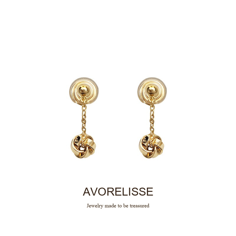 Élan Knot Clip-On Drop Earrings product image 7