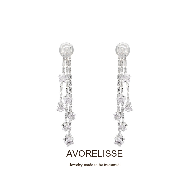 Vesper Star Crystal Clip-On Earrings product image 7