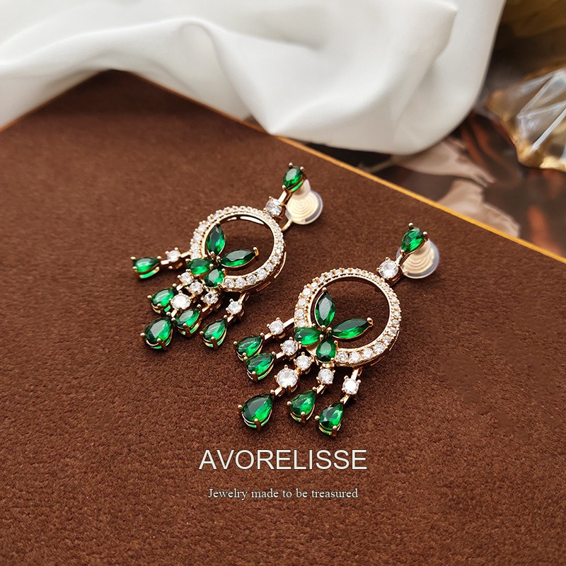Aurelia Butterfly Tassel Clip-On Drop Earrings product image 6