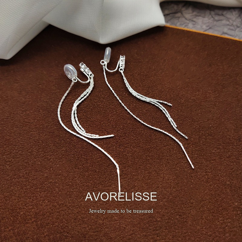 Amara Tassel Clip-On Drop Earrings product image 6