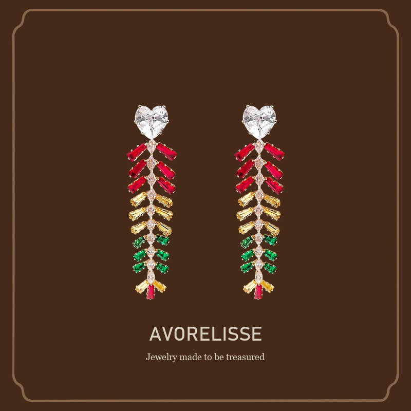 Lumière Wheat Ear Tassel Clip-On Drop Earrings Avorelisse cover image