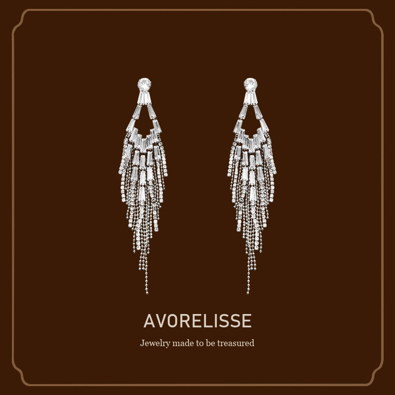 Noelle Tassel Clip-On Drop Earrings product image 1