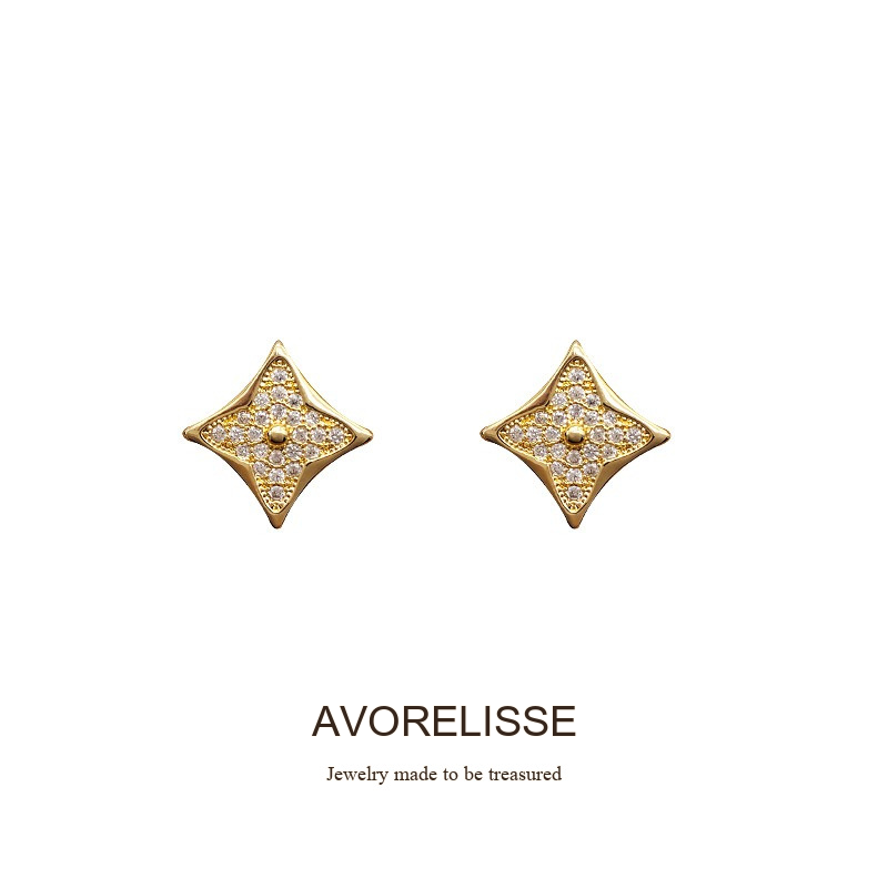 Lumière Clover Crystal Clip-On Earrings product image 8
