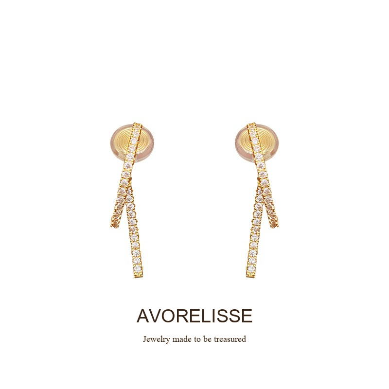 Élan Pavé Crystal Clip-On Earrings product image 8