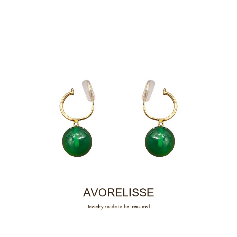 Vesper Jade-Inspired Clip-On Earrings product image 7