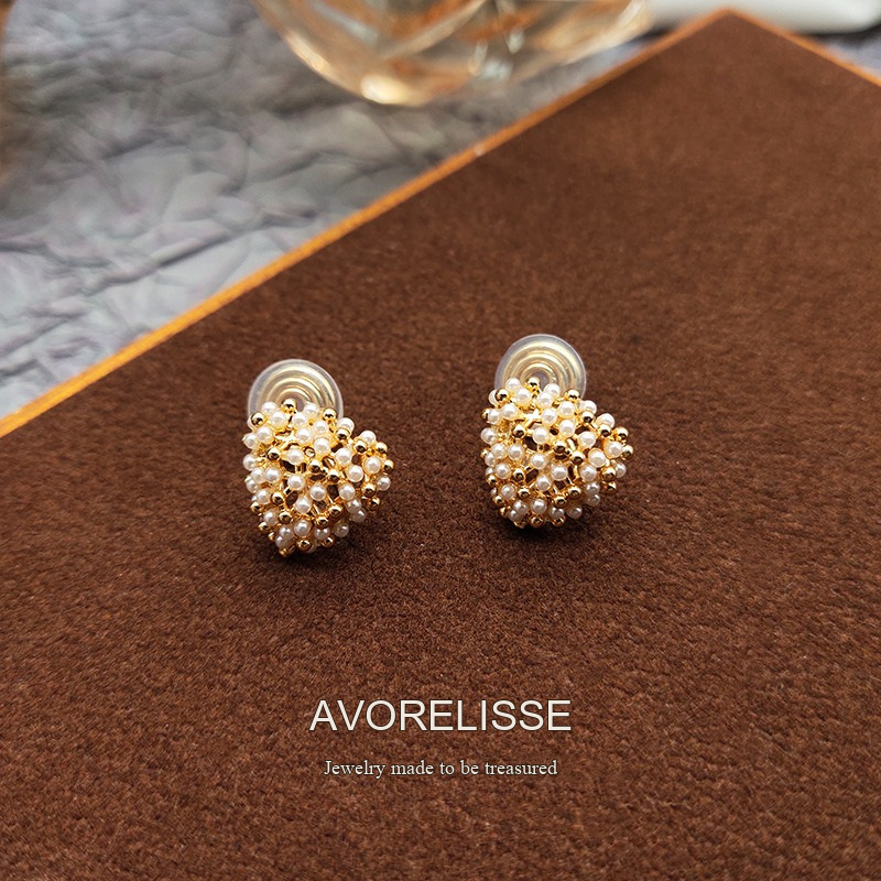 Aurelia Pearl Geometric Clip-On Earrings product image 6