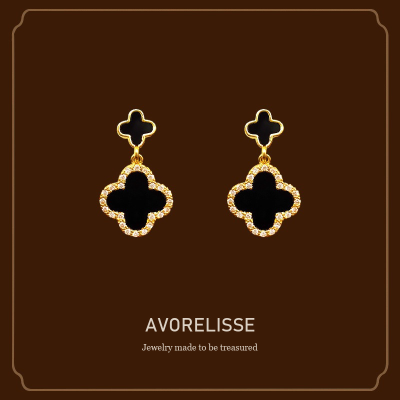 Amara Clover Clip-On Earrings Avorelisse cover image