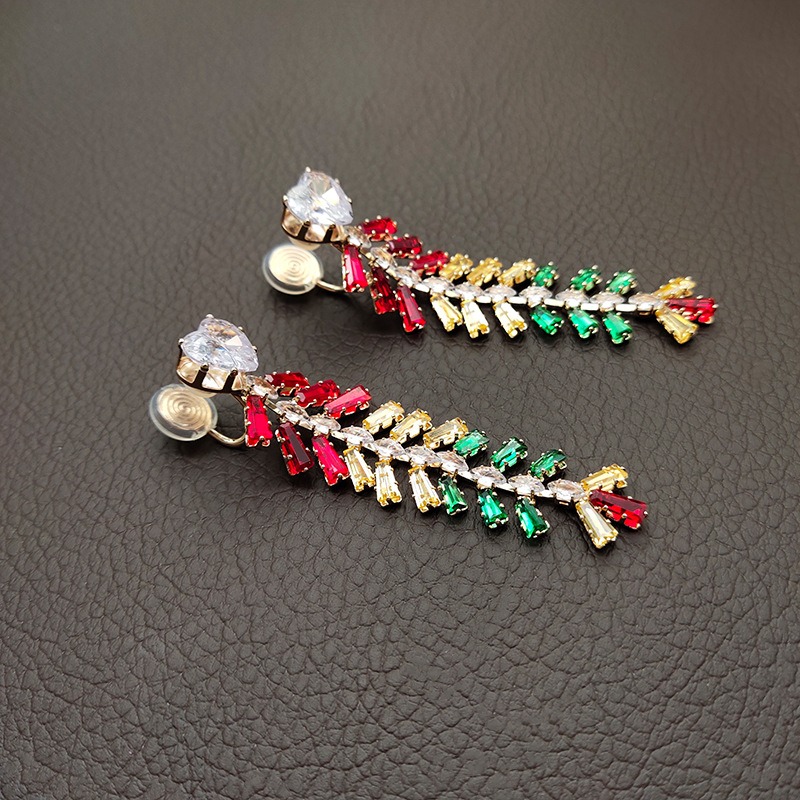 Lumière Wheat Ear Tassel Clip-On Drop Earrings product image 3