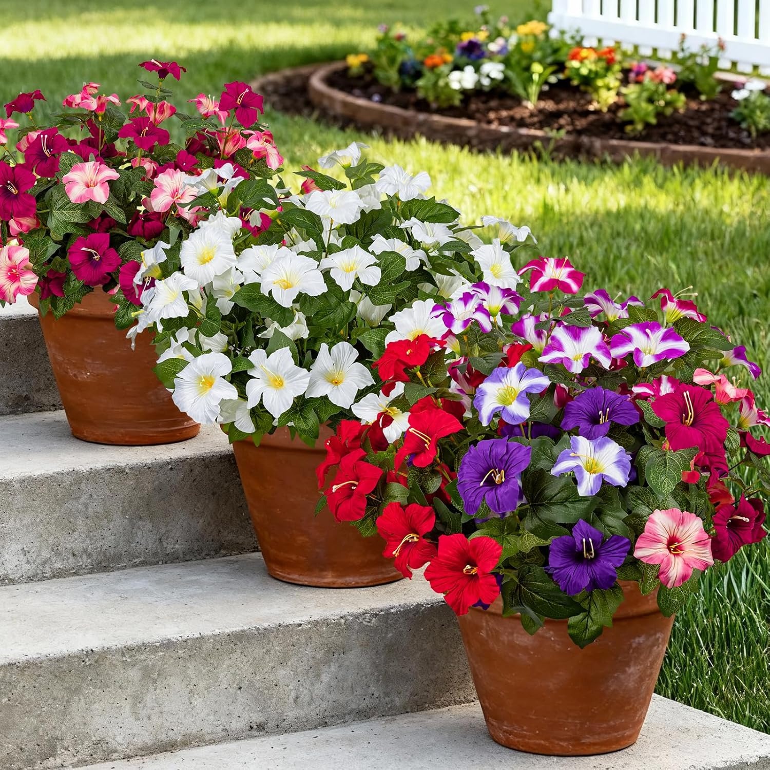 💥$4.9 On Sale Today Only💐UV Resistant Colorful Artificial Flower🌺Outdoor Decor&No Maintenance Garden