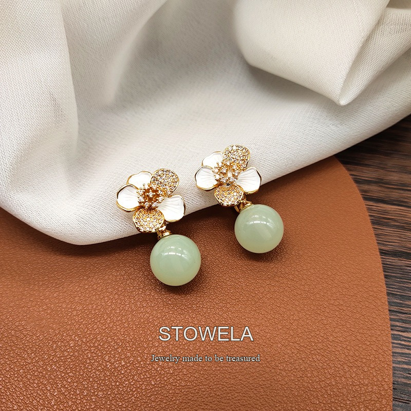 Celeste Floral Clip-On Earrings product image 2