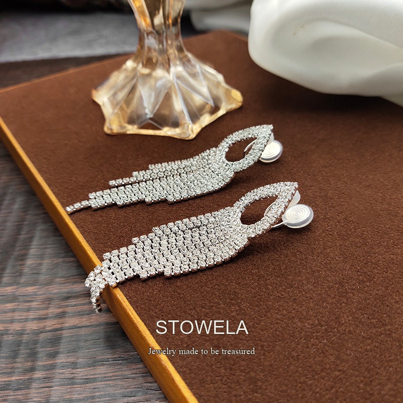 Élan Tassel Clip-On Drop Earrings — Edition 73 product image 5