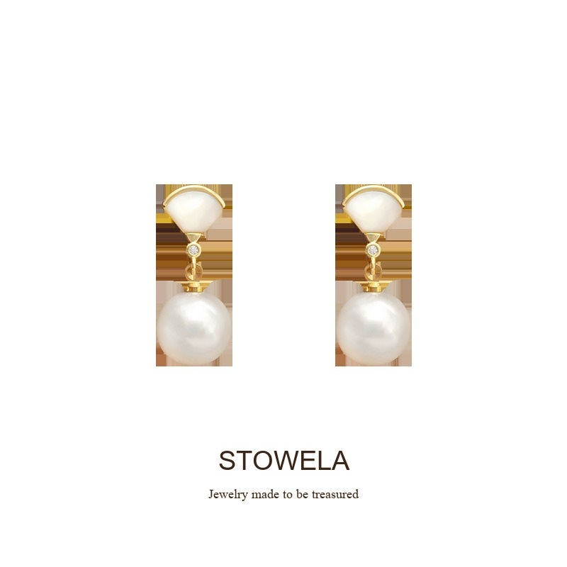 Noelle Pearl Clip-On Earrings — Edition 62 product image 7