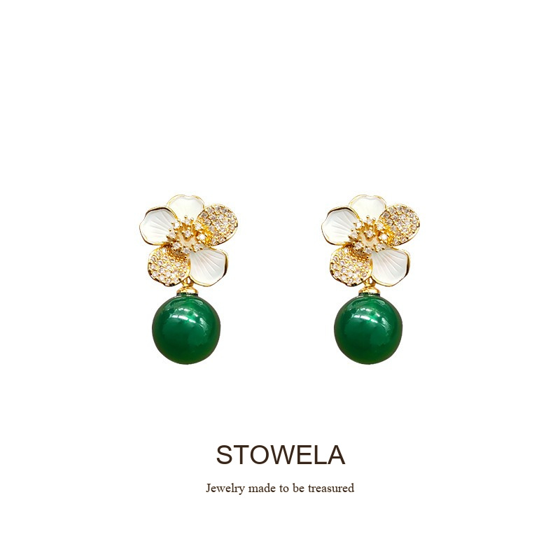 Celeste Floral Clip-On Earrings product image 8