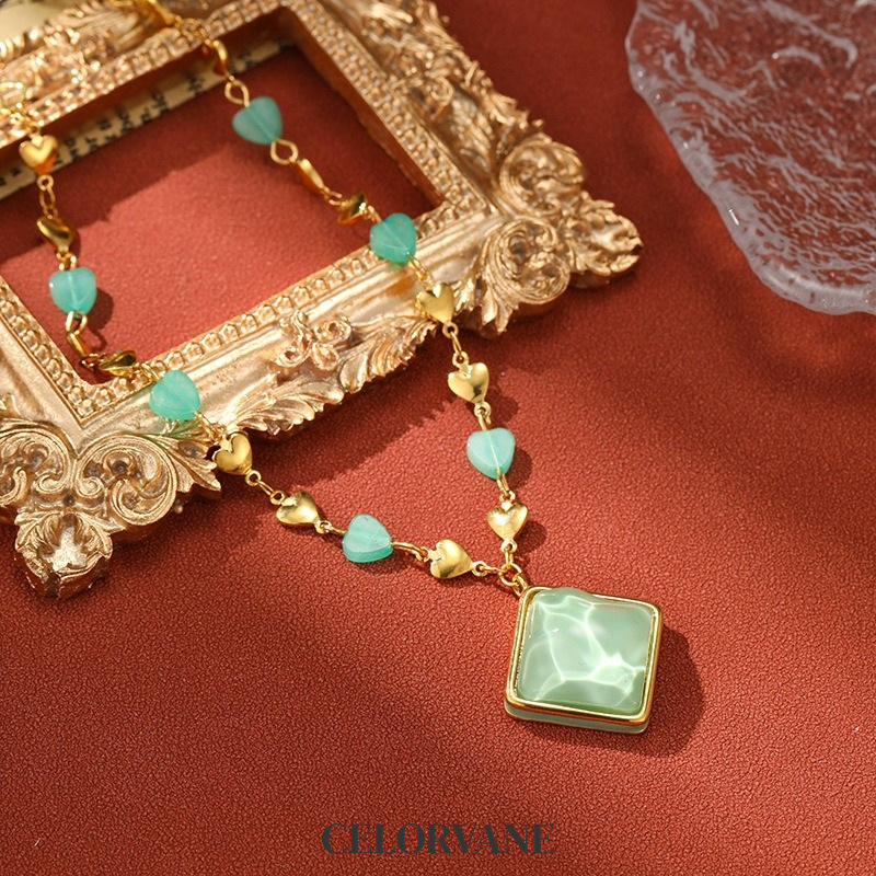 Estelle Lustre Heart Pendant Necklace product image 2