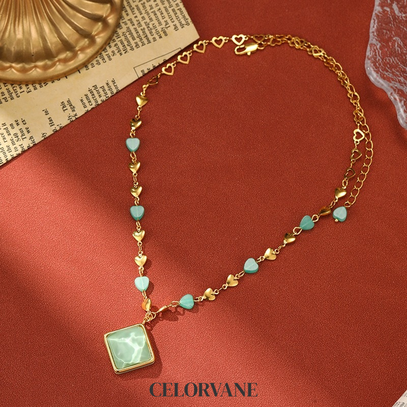 Estelle Lustre Heart Pendant Necklace product image 3