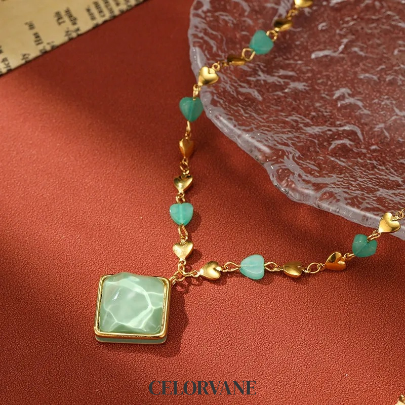 Estelle Lustre Heart Pendant Necklace product image 5
