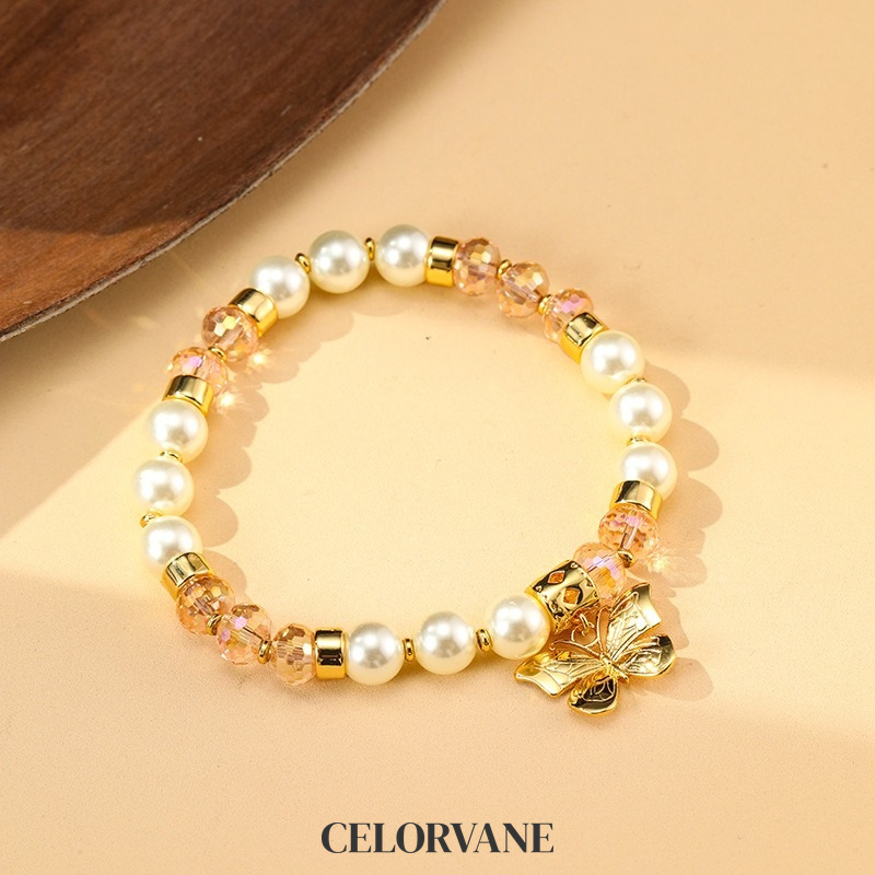 Marielle Lustre Pearl Butterfly Beaded Bracelet product image 4
