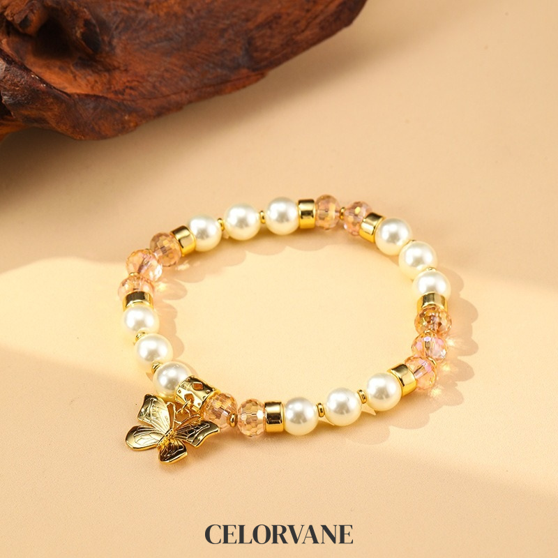 Marielle Lustre Pearl Butterfly Beaded Bracelet product image 5