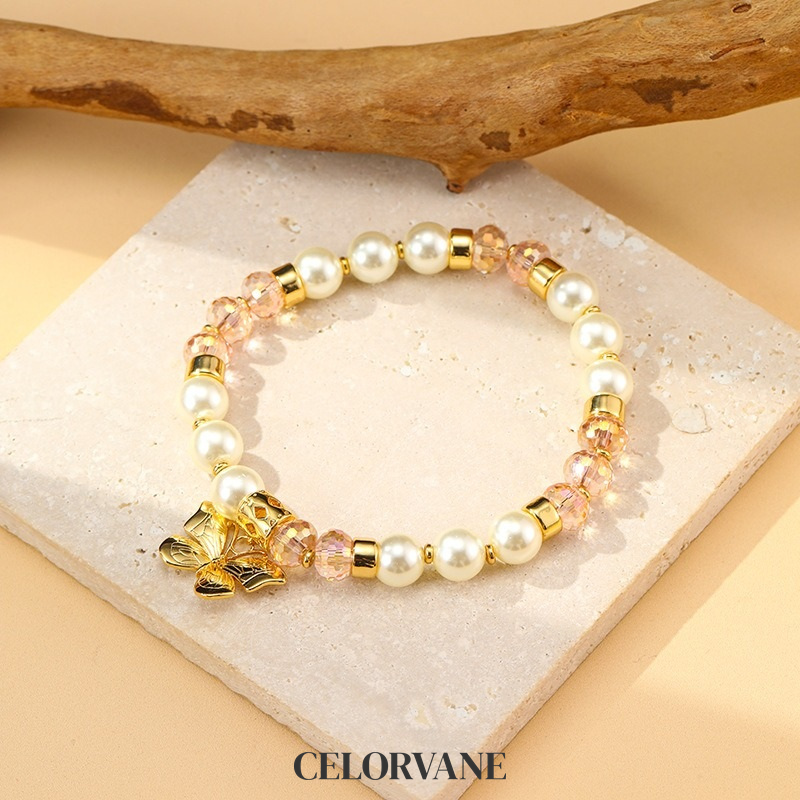 Marielle Lustre Pearl Butterfly Beaded Bracelet product image 6