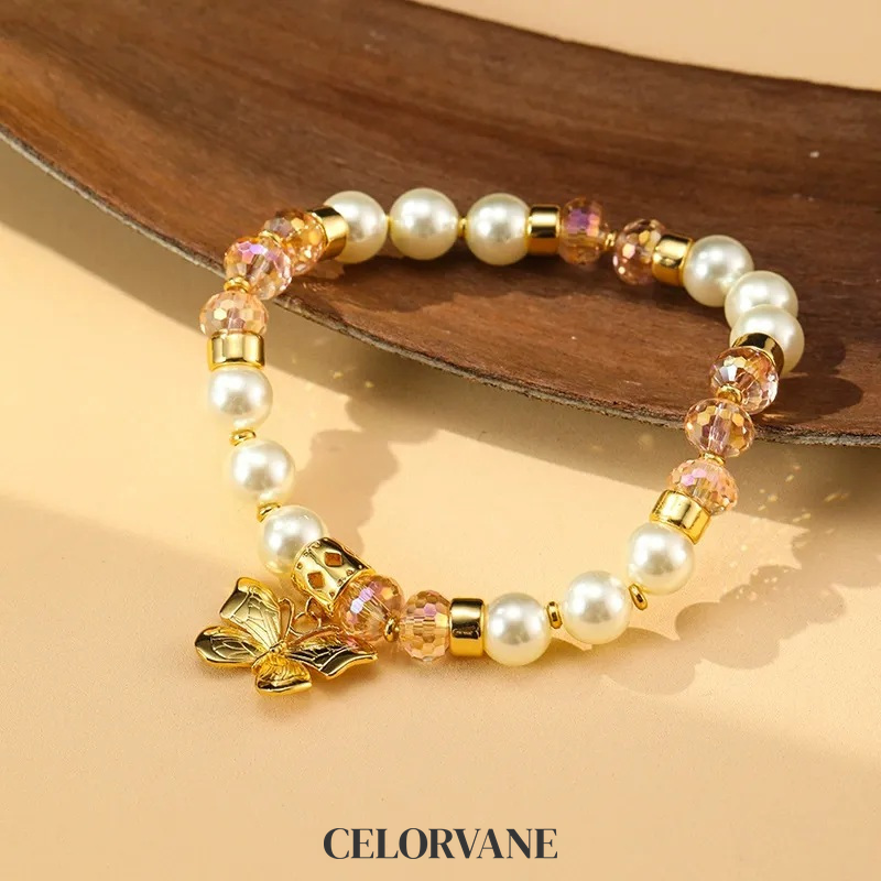 Marielle Lustre Pearl Butterfly Beaded Bracelet product image 7