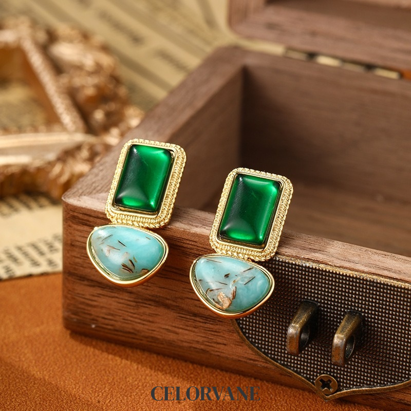 Aurelia Petal Geometric Drop Earrings product image 3