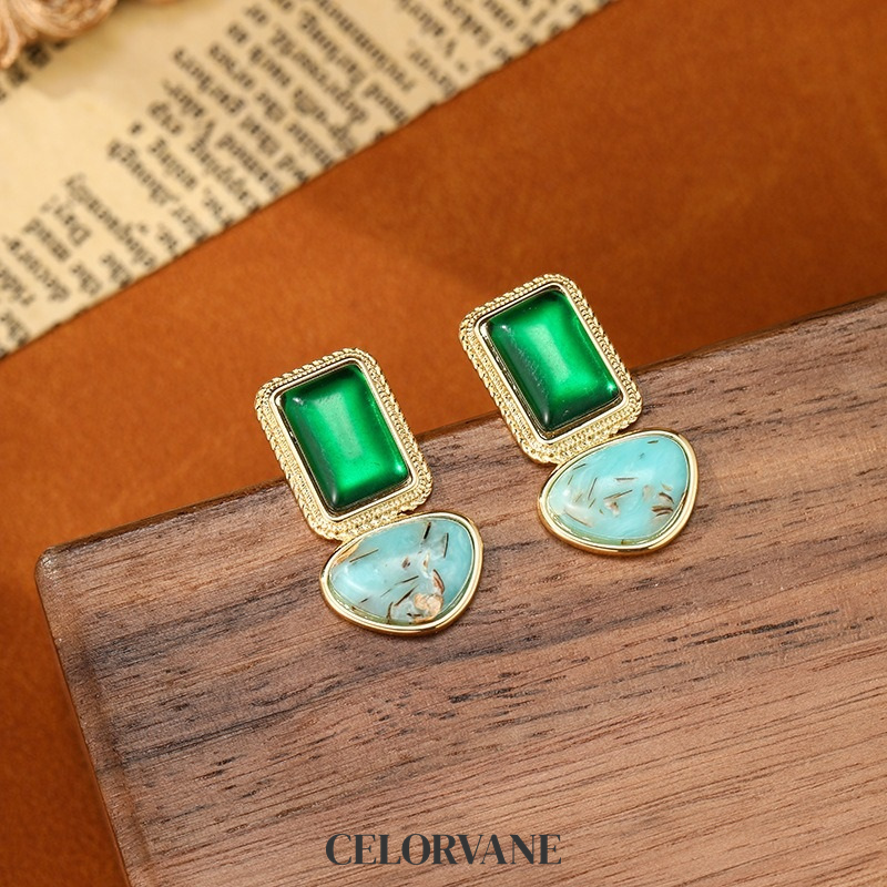 Aurelia Petal Geometric Drop Earrings product image 4