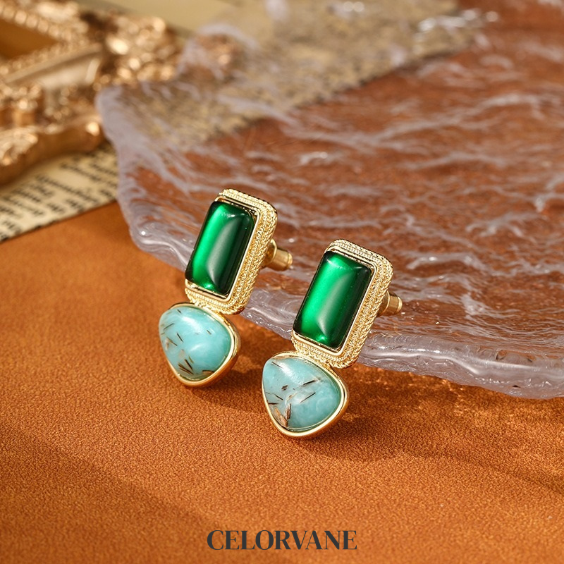 Aurelia Petal Geometric Drop Earrings product image 5