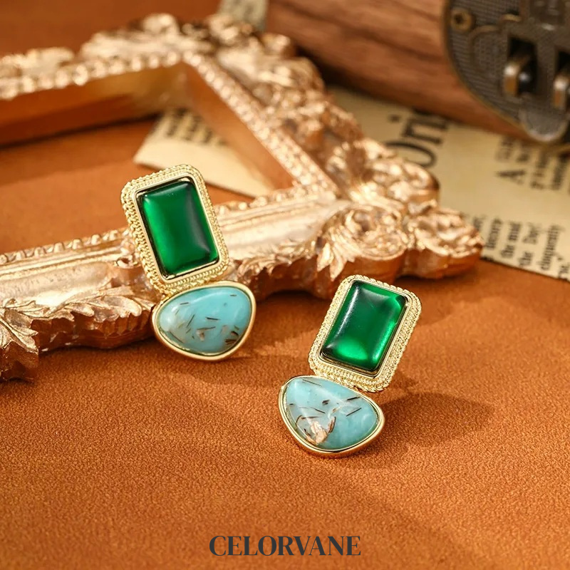 Aurelia Petal Geometric Drop Earrings product image 6