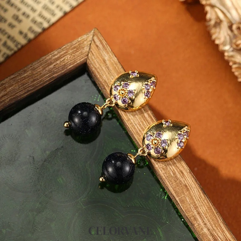 Lucienne Gleam Teardrop Crystal Drop Earrings product image 6