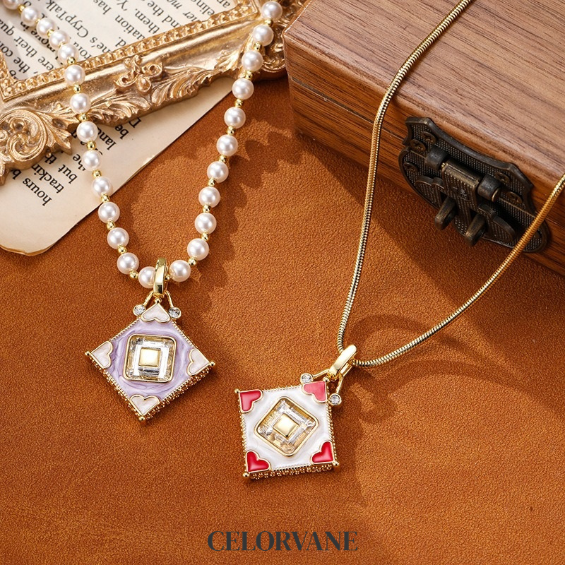 Celeste Lustre Pearl Heart Pendant Necklace product image 1