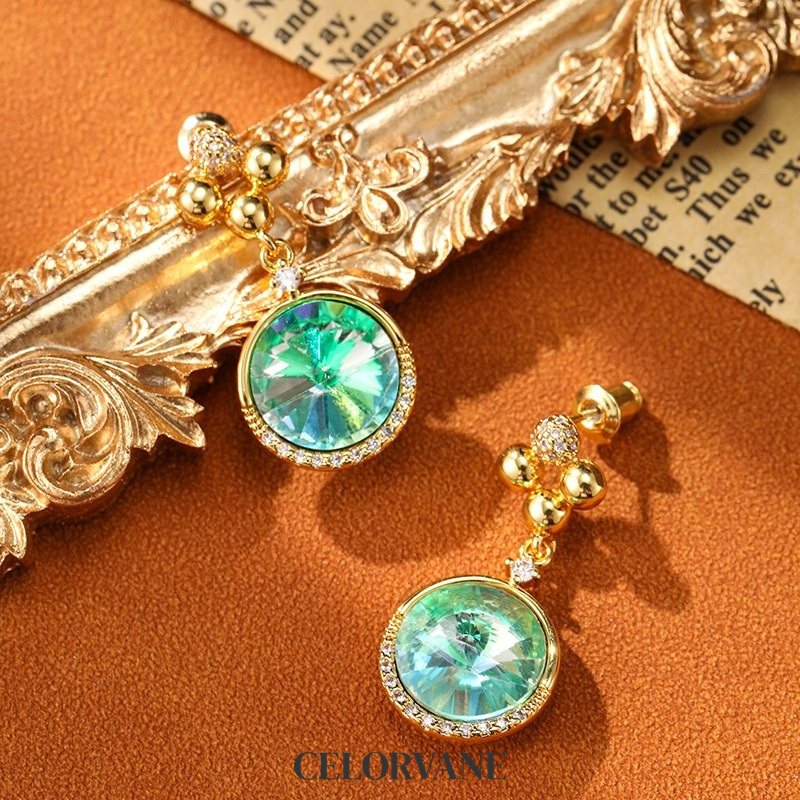 Rosalie Gleam Fringe Crystal Stud Earrings product image 2