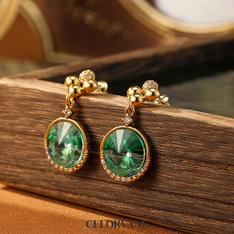 Rosalie Gleam Fringe Crystal Stud Earrings product image 3