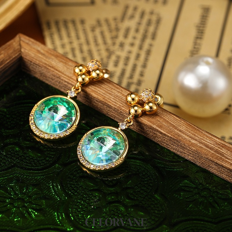 Rosalie Gleam Fringe Crystal Stud Earrings product image 4