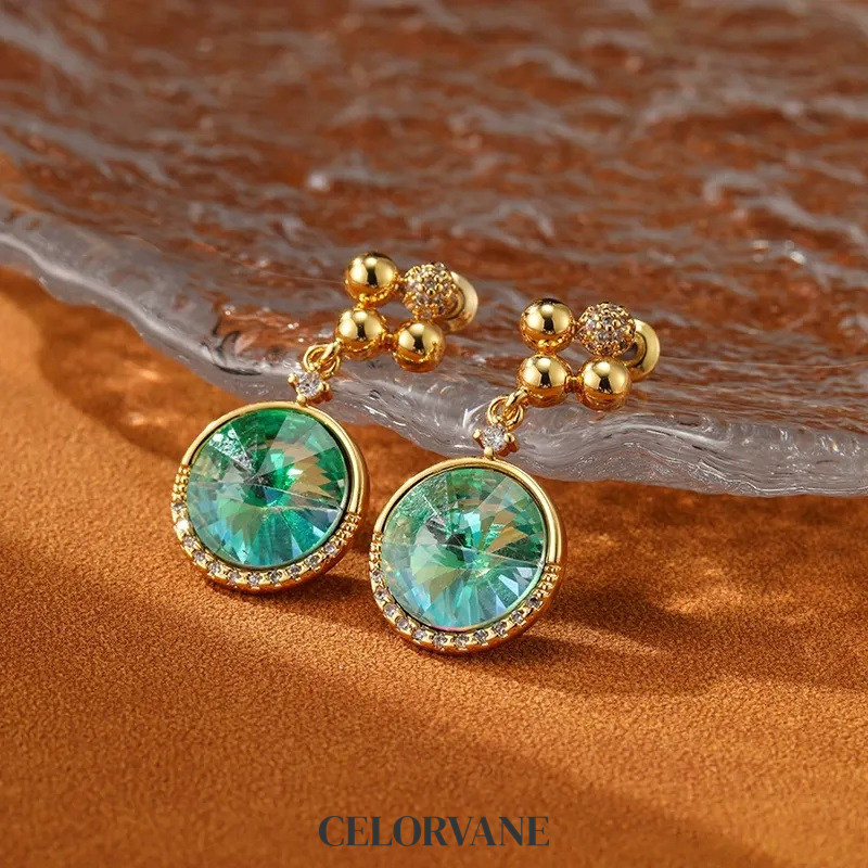 Rosalie Gleam Fringe Crystal Stud Earrings product image 7