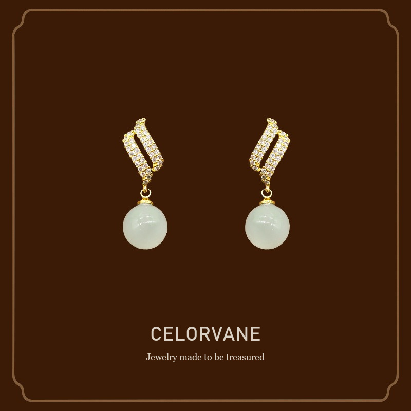 Aurelia Jade-Inspired Clip-On Earrings Celorvane cover image