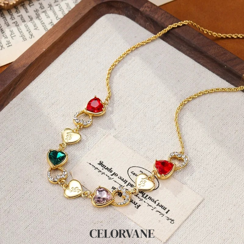 Estelle Bloom Heart Crystal Pendant Necklace product image 1