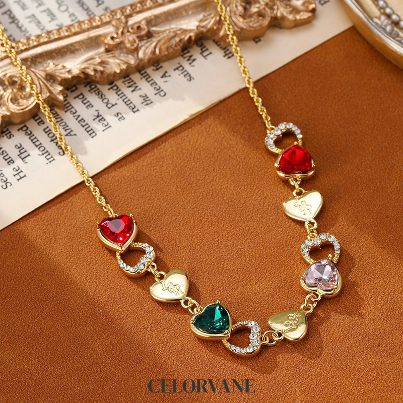 Estelle Bloom Heart Crystal Pendant Necklace product image 2