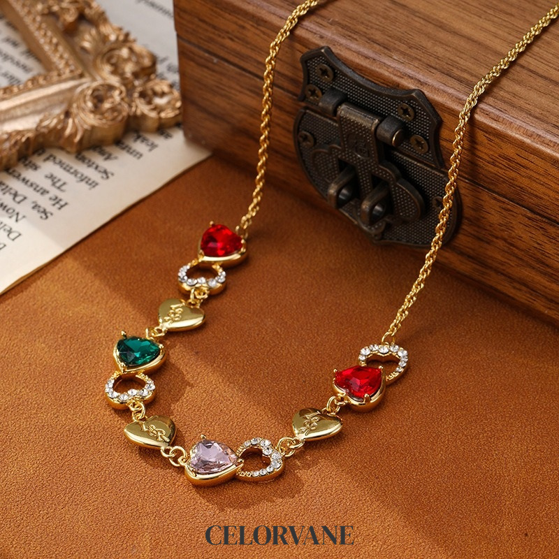 Estelle Bloom Heart Crystal Pendant Necklace product image 3