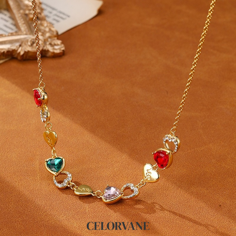 Estelle Bloom Heart Crystal Pendant Necklace product image 4