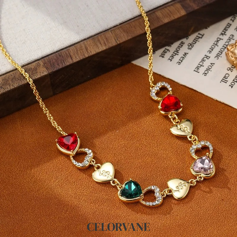 Estelle Bloom Heart Crystal Pendant Necklace product image 5