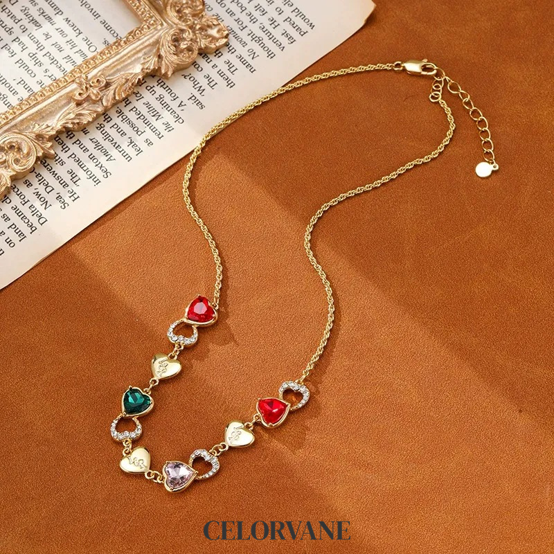 Estelle Bloom Heart Crystal Pendant Necklace product image 6