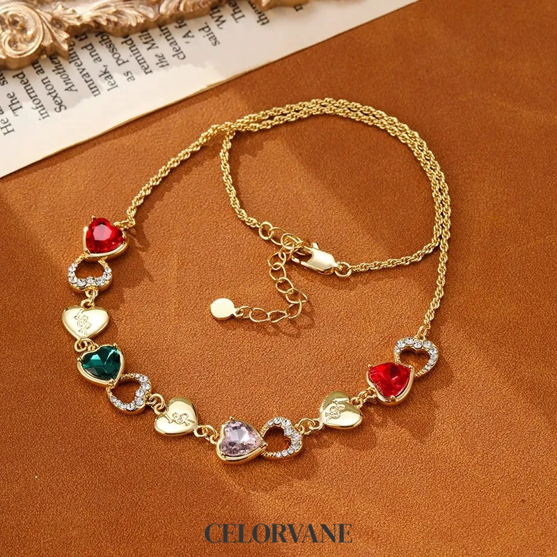 Estelle Bloom Heart Crystal Pendant Necklace product image 7