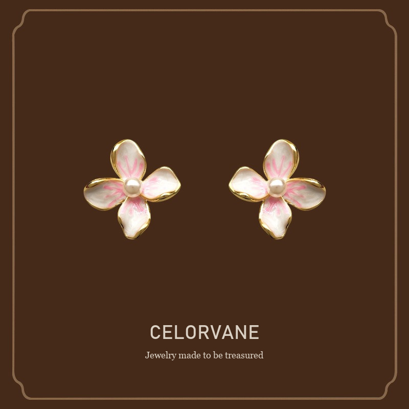 Seren Floral Pearl Clip-On Earrings — Edition 69 Celorvane cover image