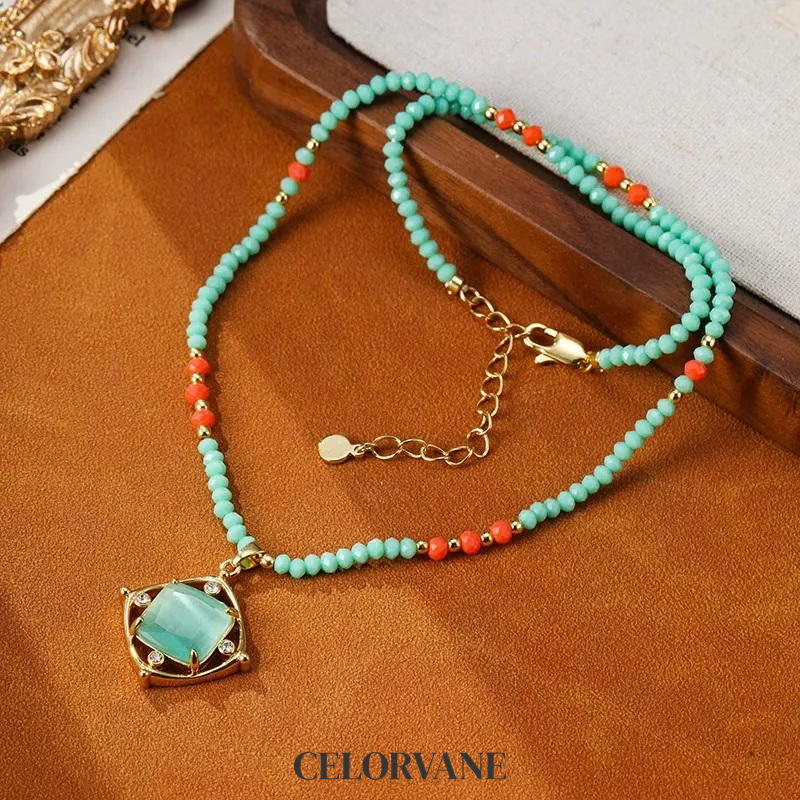 Seraphine Lustre Cat-Eye Pendant Necklace product image 1