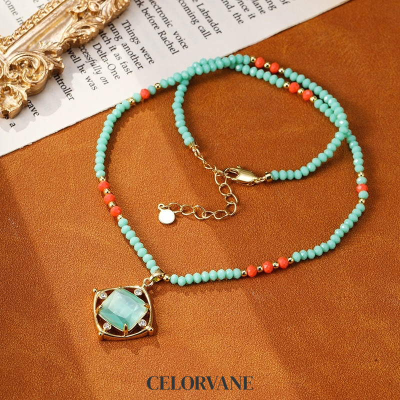 Seraphine Lustre Cat-Eye Pendant Necklace product image 3